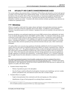 Sec. 3.16 Air Quality and Climate Change