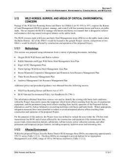 Sec. 3.12 Wild Horses and Burros
