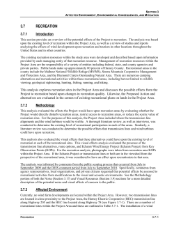 Sec. 3.7 Recreation