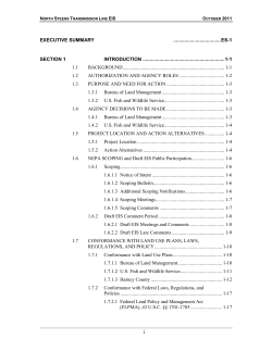 Table of Contents