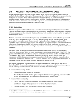 Sec. 3.16 Air Quality and Climate Change
