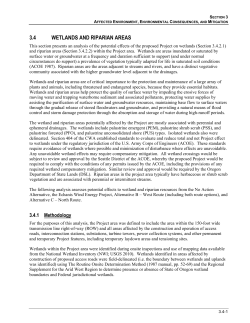 Sec. 3.4 Wetlands