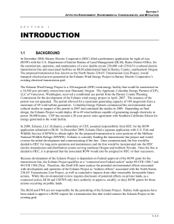 Sec. 1.0 Introduction