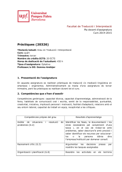 Normativa reguladora de les pr ctiques externes