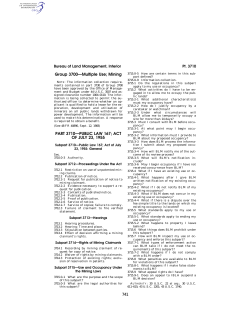 43 CFR Subpart 3715