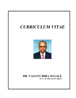 Dr. V. B. Jugale
