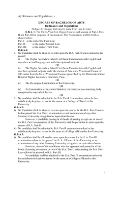 B. A. - III (Urdu Spl.)