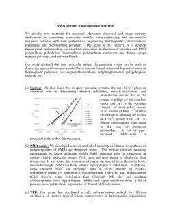 Polymer nanocomposites
