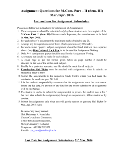 M.Com Part II Sem III