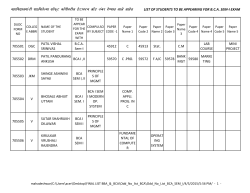 B.C.A. SEM-I
