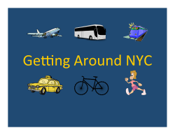 Getting Around New York