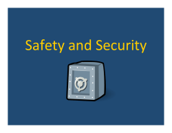 Safety and Security