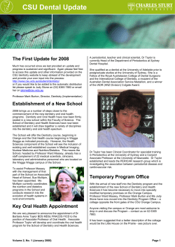 Dental Update January 2008
