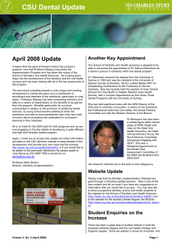 Dental Update April 2008