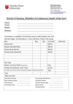 Nursing, Midwifery Indigenous Health