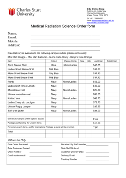 Medical Radiation Science