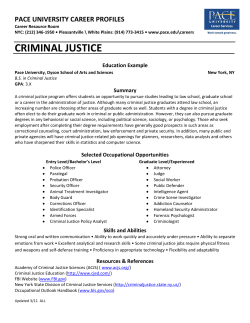 Criminal Justice