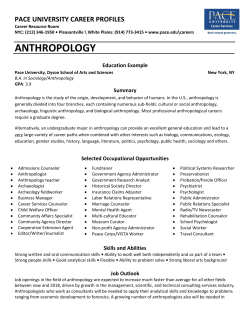 Anthropology