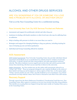Alcohol and Other Drug Assessment,Treatment, and Recovery Resources-NYC
