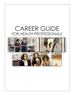 Healthcare Professionals Guidebook