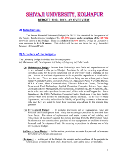 Budget Evaluation