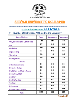 STATISTICAL INFORMATION 2015-2016