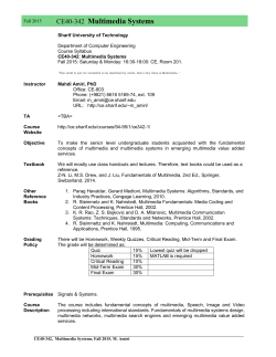 CE40-342, Multimedia Systems, Syllabus, Fall-2015.pdf