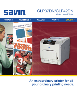 Savin CLP37dn