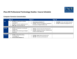 Computer Forensics Concentration