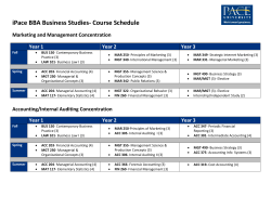 Course Schedule