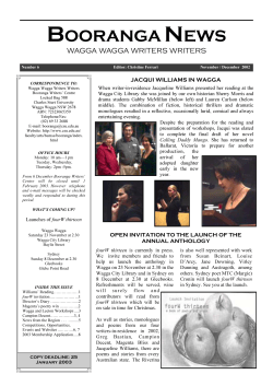 Booranga News November