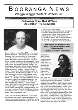 Booranga News November
