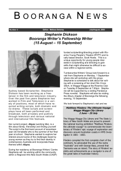 Booranga News July