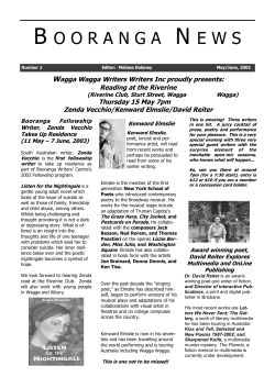 Booranga News May