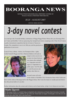 Booranga News July-August 2007