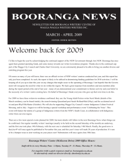 Newsletter March - April 2009
