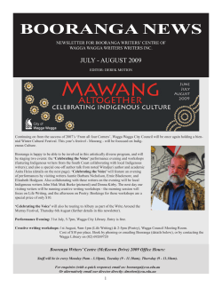 Newsletter July - August 2009