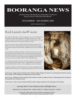 Newsletter November - December 2009
