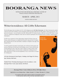 Newsletter March - April 2011