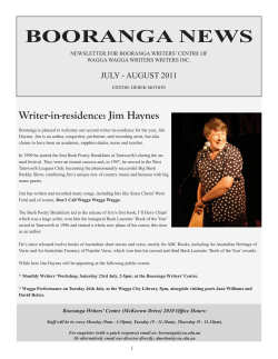 Newsletter July - August 2011