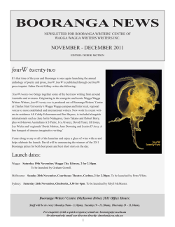 Newsletter November - December 2011