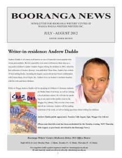 Newsletter July - August 2012