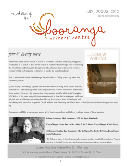 Newsletter November - December 2012