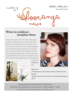 Newsletter March - April 2013