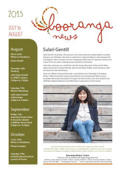 Newsletter July - August 2013