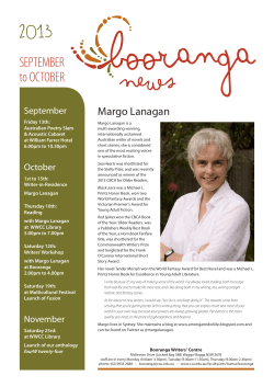 Newsletter September - October 2013