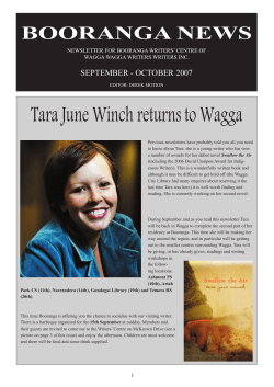 read Booranga Newsletter