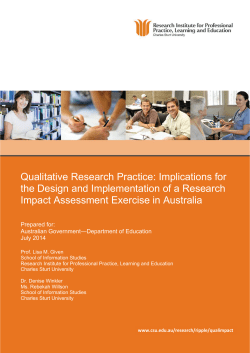Qualitative-Research-Practice-Report Jul14