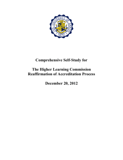 Download the final HLC Self-study