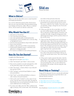 Download the handout for this session.